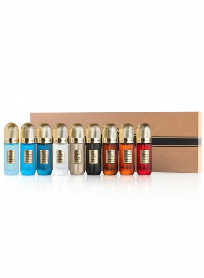 إبراهيم القرشي توباكو ميني كوليكشن أو دو بارفان – 9 قطع × 50 مل - Image 1